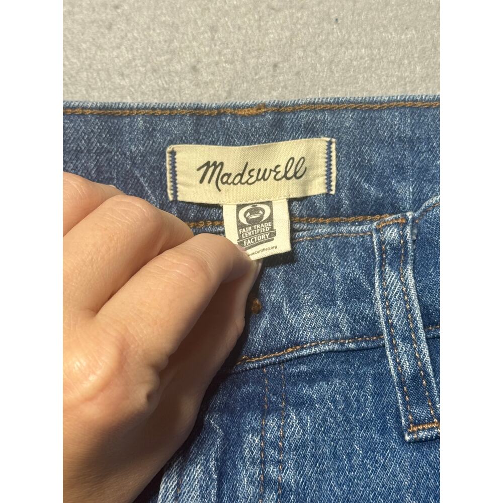 Madewell The Perfect Vintage Wide-Leg Jeans Womens 31 Blue Stretch Denim Relaxed - Picture 8 of 16